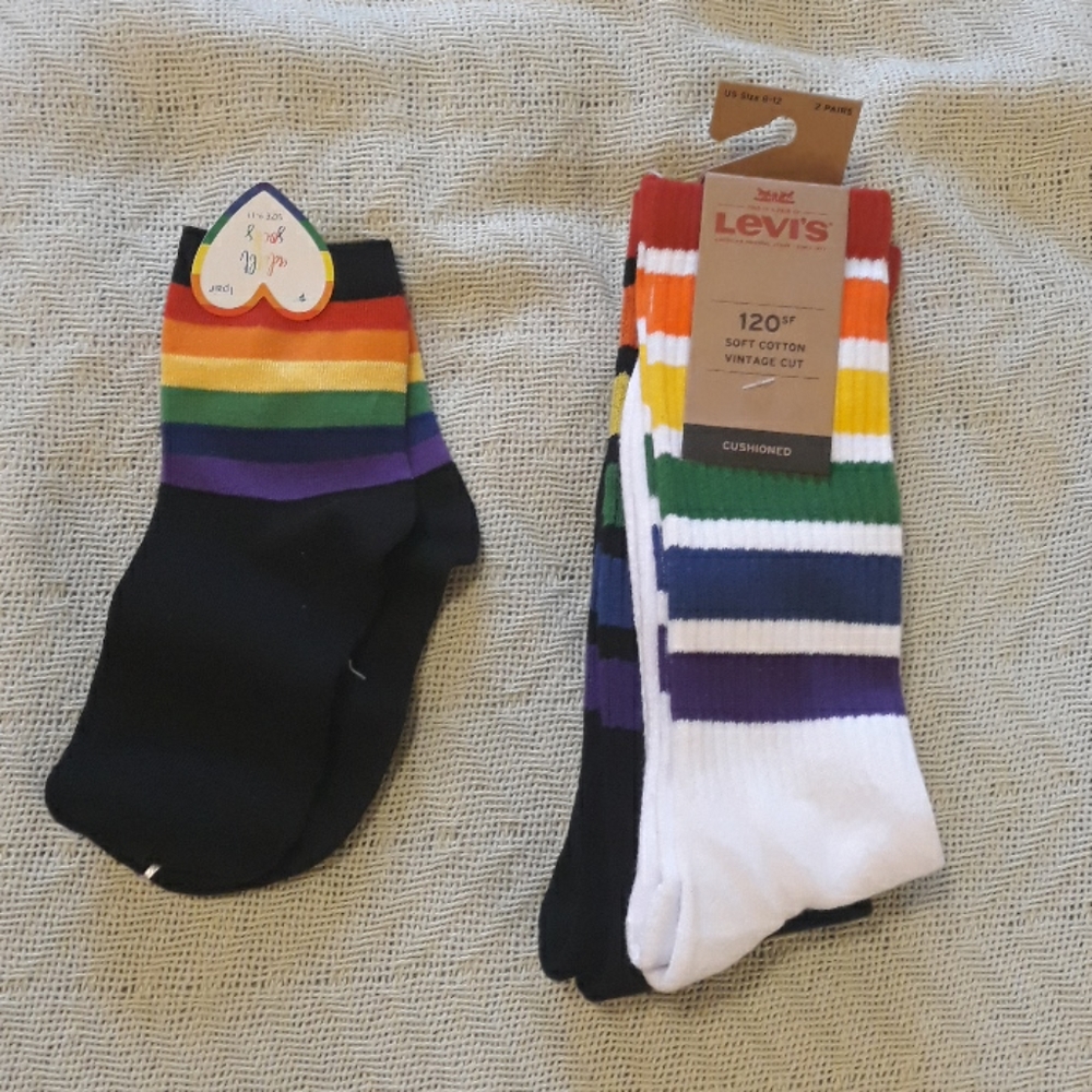 Levi's Gay Pride Socks 2017
